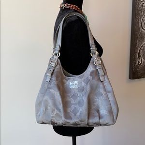 Authentic Coach Op Art Dotted Maggie Bag 16505